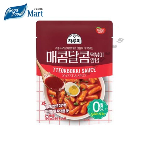 동원F&B 하루미 매콤달콤 떡볶이 양념 130g (40개)_이미지