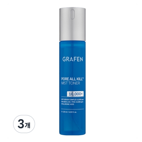 그라펜 남성 포어 올킬™ 미스트 토너 120ml (3개)_이미지