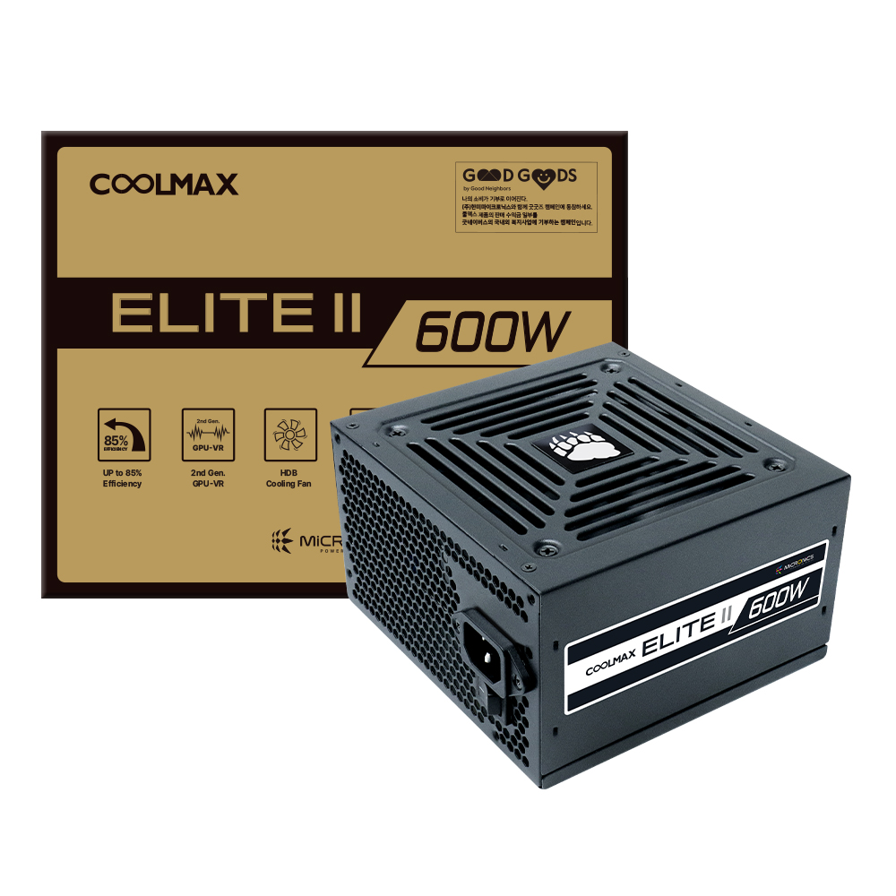 마이크로닉스 COOLMAX ELITE II 600W_이미지