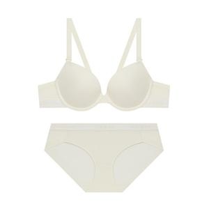 게스언더웨어 트리플라인 에어로쿨 브라 팬티 세트 OEWRP391 (CRM, 크림)_이미지