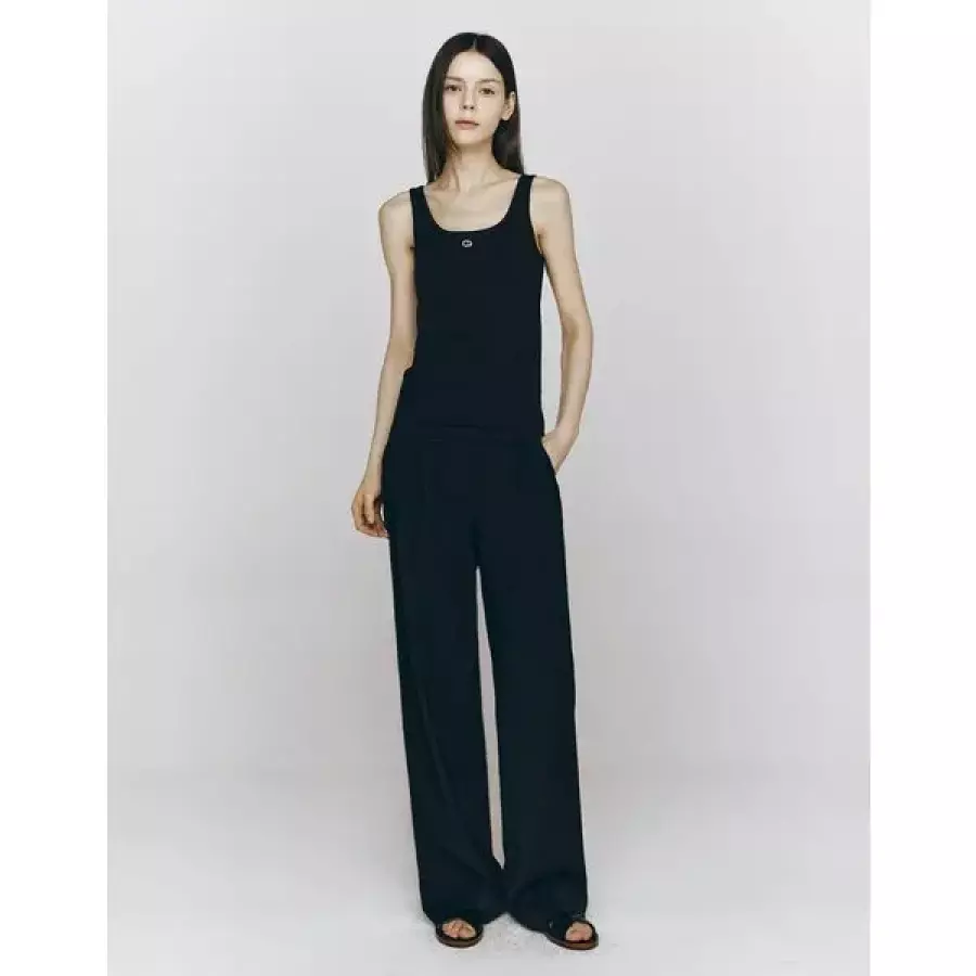 NEW 여자 와이드 백밴딩 슬랙스 415544 1000686051830