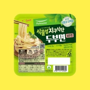 풀무원 식물성지구식단 두부면 넓은면 100g (4개)_이미지