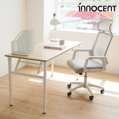 이노센트플러스 토트 철제 접이식 스틸 책상 (1500x600)_이미지
