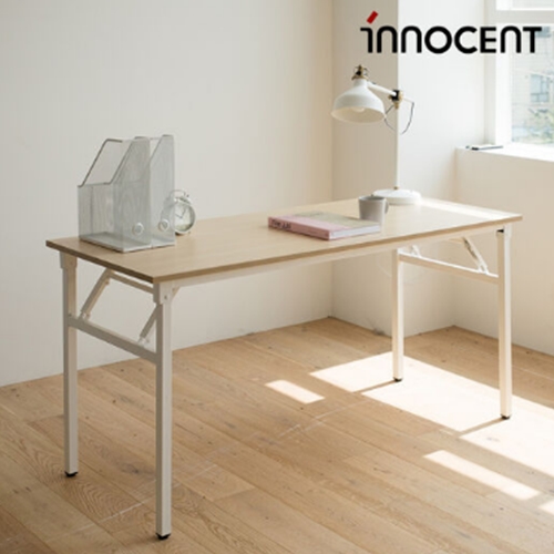 이노센트플러스 토트 철제 접이식 스틸 책상 (1500x600)_이미지