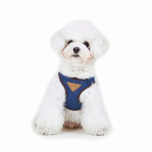  이츠독 데님 베스트 하네스