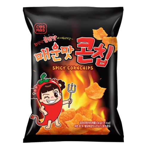 매운맛 콘칩 34g 20개