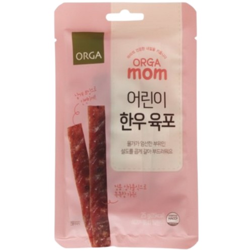 ORGA 올가맘 어린이 한우 육포 25g (8개)_이미지