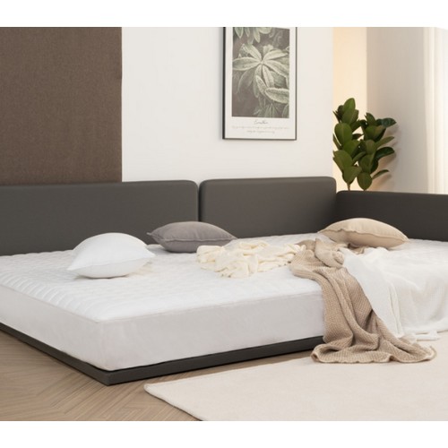 에보니아 홀릭 슬림 독립형 데이베드 저상형 패밀리침대 Q+Q (매트별도)_이미지