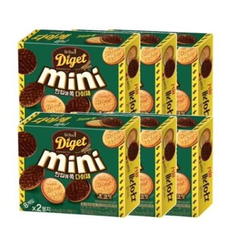 오리온 닥터유 다이제 미니 80g (6개)_이미지