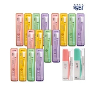 칫솔 백선생 미니칫솔 16개+여행용칫솔세트 2개 총 칫솔18개+치약2개+케이스2개