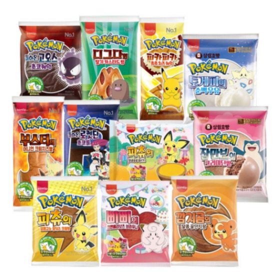 SPC삼립 돌아온 포켓몬빵 중 랜덤 (10개)_이미지