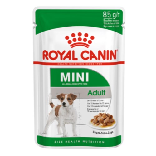 로얄캐닌 독 미니 어덜트 파우치 85g (1개)_이미지