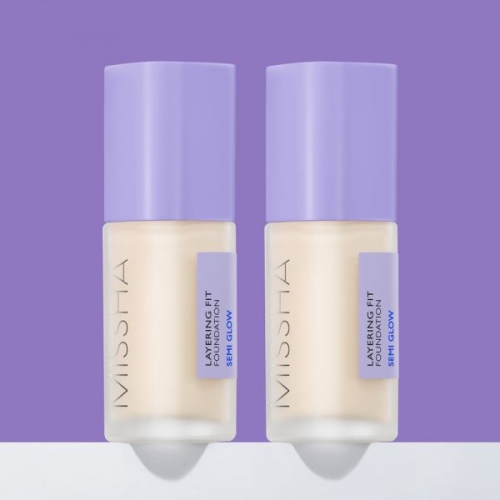 미샤 레이어링핏 파운데이션 세미글로우 35ml (2개)_이미지