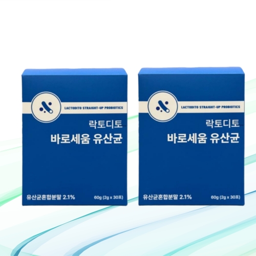 락토디토 바로세움 전립선 유산균 2g 30포 (2개)_이미지