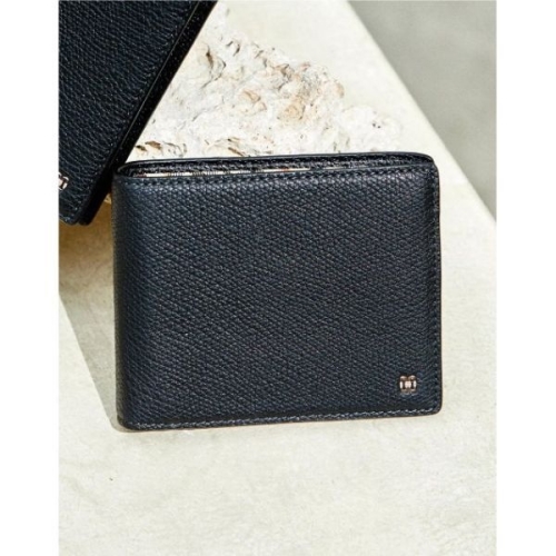MENS ACCESSORIES 블랙 유럽 수입가죽 내부 체크 라인 포인트 DBWA5F853BK 149055 XXX