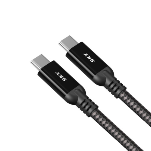 �����ڷ��� ��ī�� ��Ʈ SKY-C-C2PDG2 USB 3.1 Type C to C ���̺�