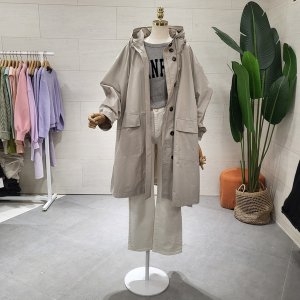 에잇컨셉 디아 후드 바바리코트 C24C7FCT004