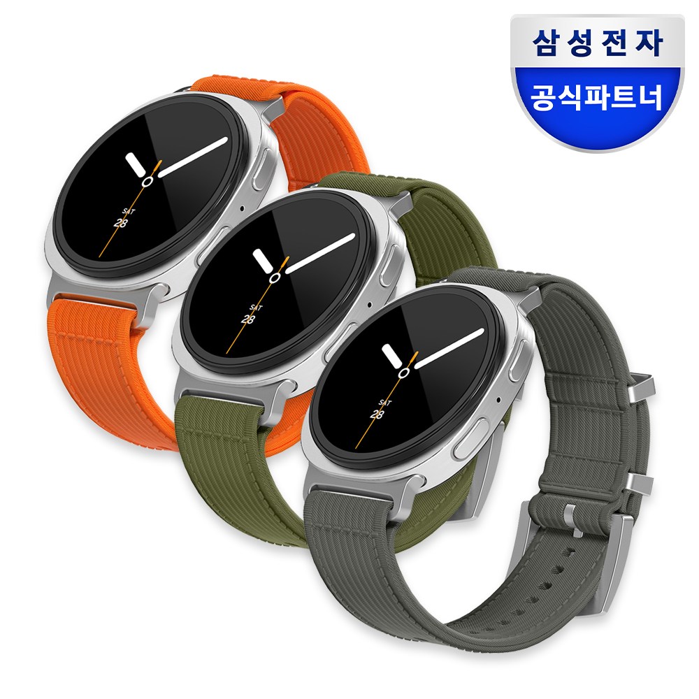 삼성전자 <b>갤럭시</b><b>워치</b><b>8</b> 클래식 나토 스트랩 밴드