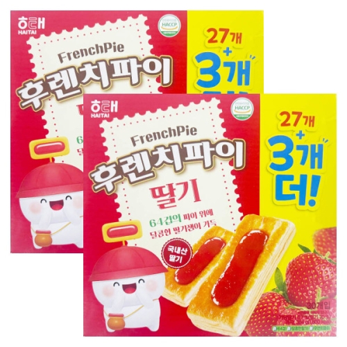 해태제과 후렌치파이 딸기 384g (2개)_이미지