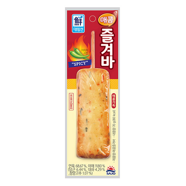 사조대림 대림선 매콤즐겨바 70g (1개)_이미지
