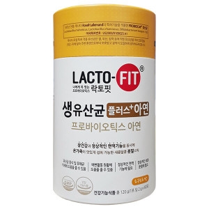 종근당건강 락토핏 생유산균 플러스 아연 2g 60포 (2개)