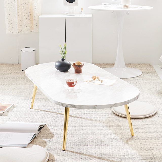 리빙디자인연구소 헤이몰리 벨로 라운드 좌식 소파 테이블