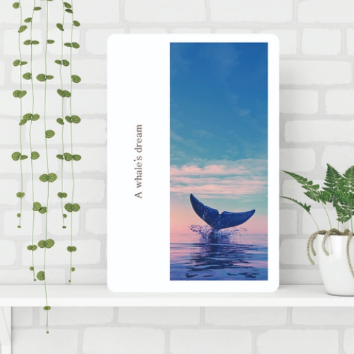 가온 고래의꿈 접이식 액자테이블 (60x40cm)