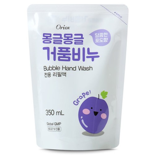 몽글몽글 거품비누 포도향 리필 350ml