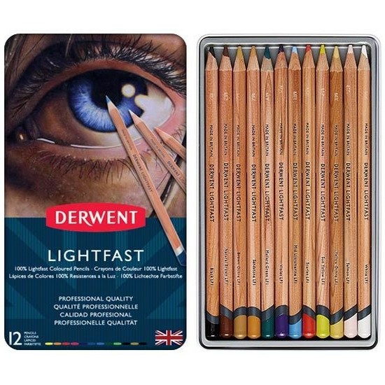 더웬트 라이트패스트 색연필 (12색)