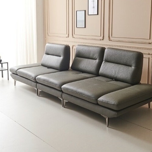 BIF보루네오 디에르 모건 스윙기능 천연통가죽 소파 4인용 (스툴포함)_이미지