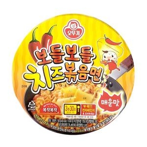 오뚜기 보들보들 치즈볶음면 매운맛 100g (14개)_이미지