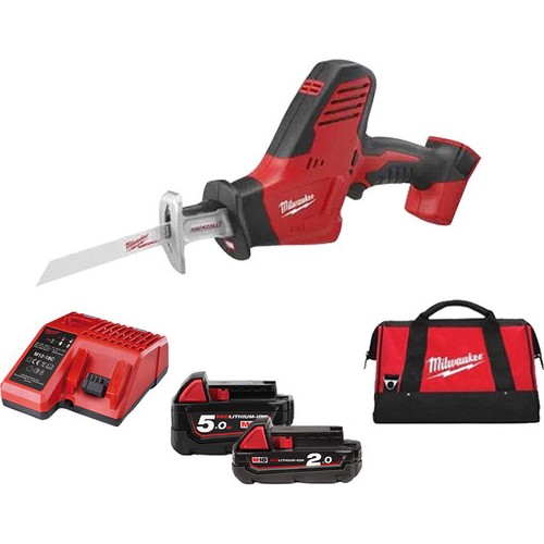 밀워키 C18 HZ (5.0Ah+2.0Ah, 배터리 2개)_이미지