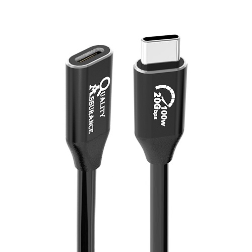 퀄리티어슈어런스코리아 USB 3.2 C to C타입 연장 케이블 (1m)