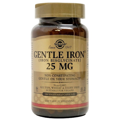 솔가 젠틀 아이언 25MG 180베지캡슐 (해외) (3개)