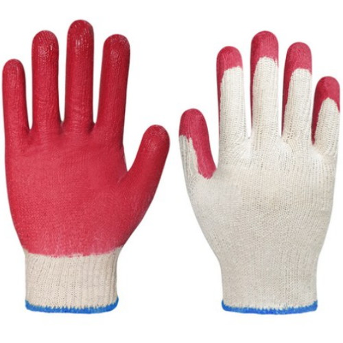 메가그립 적색 반코팅 장갑