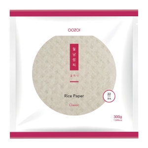 아오자이 프리미엄 라이스페이퍼 원형22cm 300g