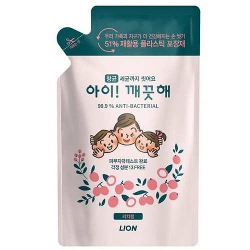 아이깨끗해 리치 폼 핸드솝 리필 200ml
