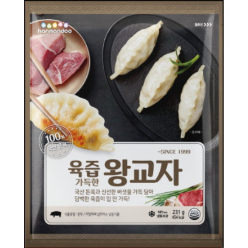한만두식품 육즙가득한 왕교자 231g (3개)_이미지