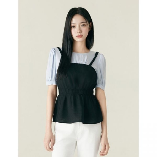 이랜드 로엠 뷔스티에 매칭 블라우스_RMBLF38R11 100793