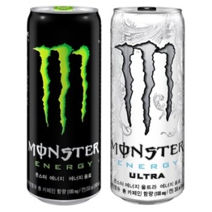 코카콜라음료 몬스터 에너지 그린 + 울트라 355ml (48개)_이미지