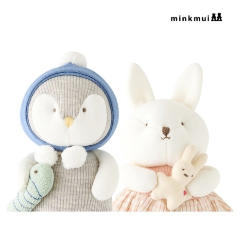 서양네트웍스 밍크뮤 핑핑.루루애착인형 34A70-BHB-01.02 백일/돌/출산선물