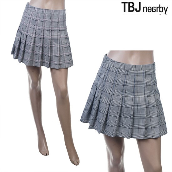 한세엠케이 TBJ 체크 테니스 스커트 T181SK510P