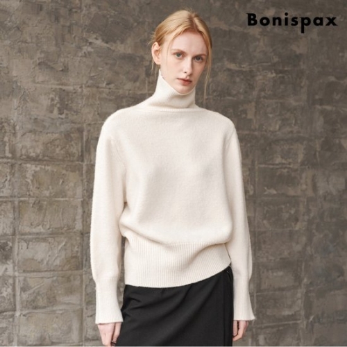  보니스팍스 데일리 하이넥 베이직 긴팔 니트 XP4KT034L0