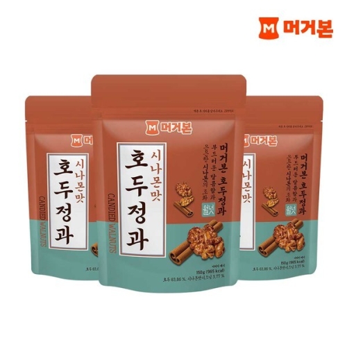 머거본 호두정과 시나몬맛 150g (3개)