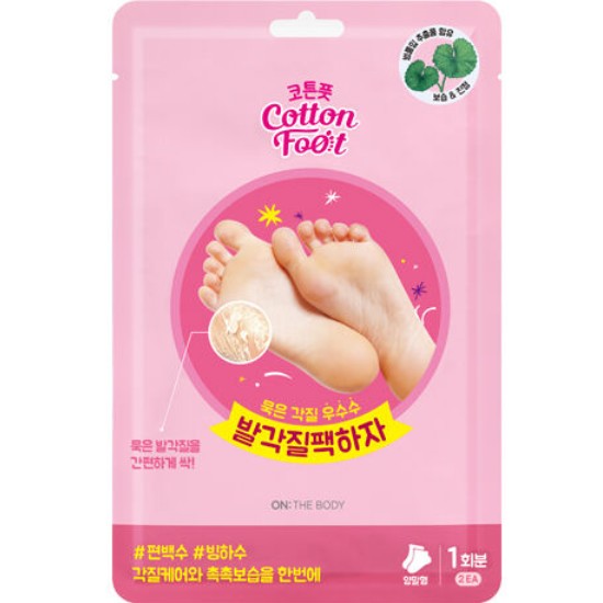 LG생활건강 온더바디 코튼풋 발각질팩하자 풋필링팩 (3개)