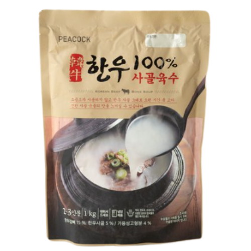 이마트 피코크 한우 사골육수 1kg (1개)_이미지