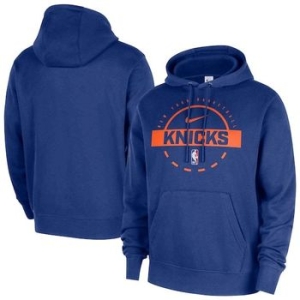  나이키 NBA 뉴욕 닉스 2025/26 Authentic Practice Club Hoodie Blue 1207016