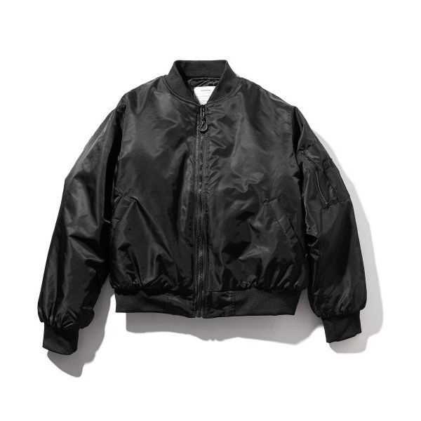 MASSNOUN 8oz 오버사이즈 MA1 항공 점퍼 자켓 MFZPD003BK MFZPD003BK 3029421