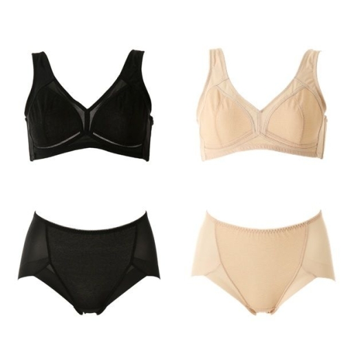 비너스 노와이어브라AB컵햄팬티 바디미 홑겹처럼 얇은패드 편한브라 VGBPTM165ABH_이미지