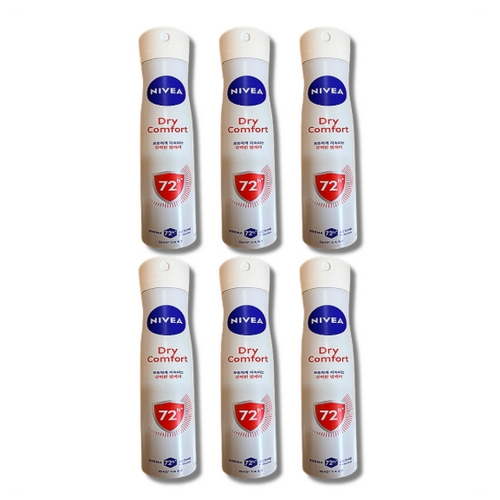 니베아 데오드란트 스프레이 드라이 콤포트 200ml (6개)